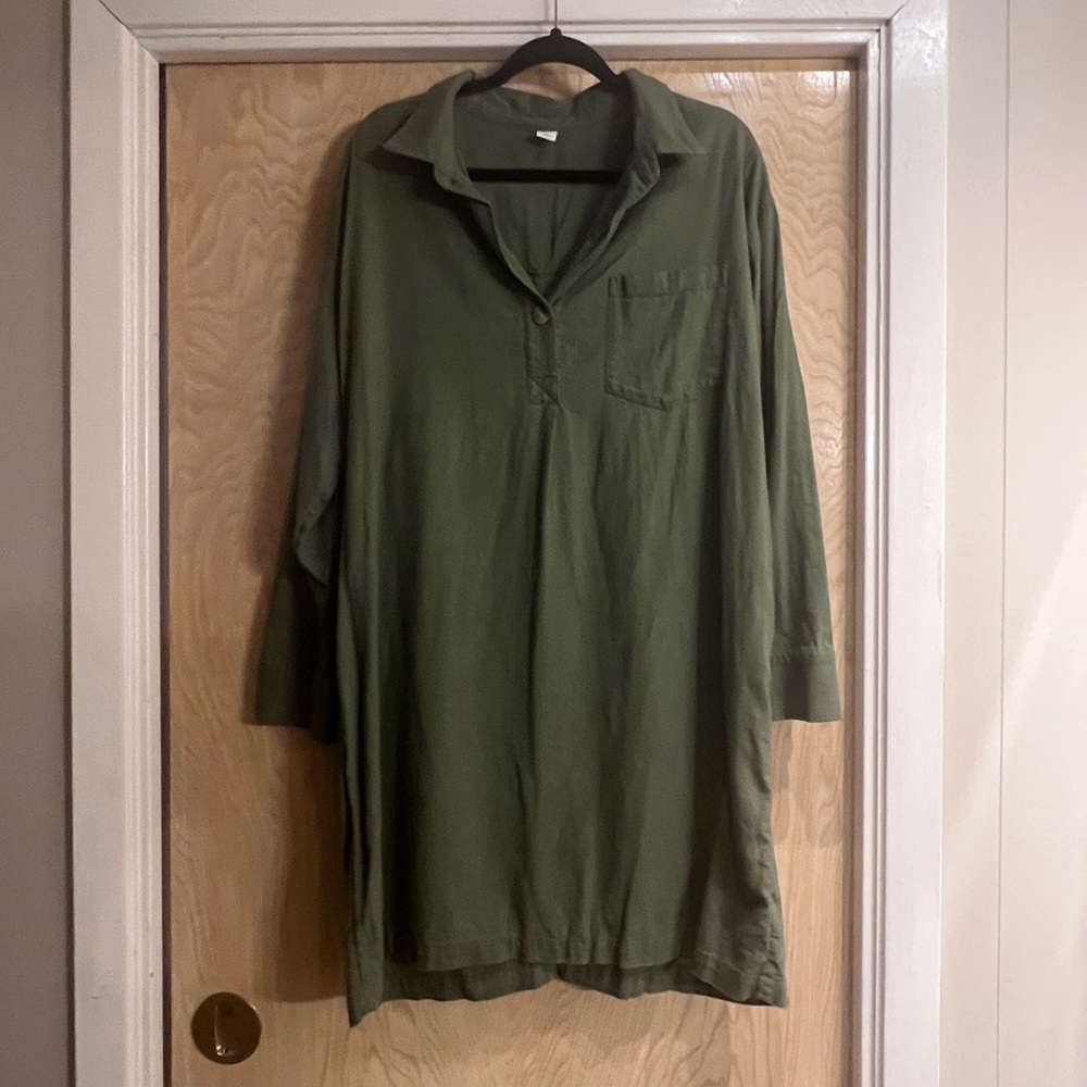 Old Navy Linen Shirtdress